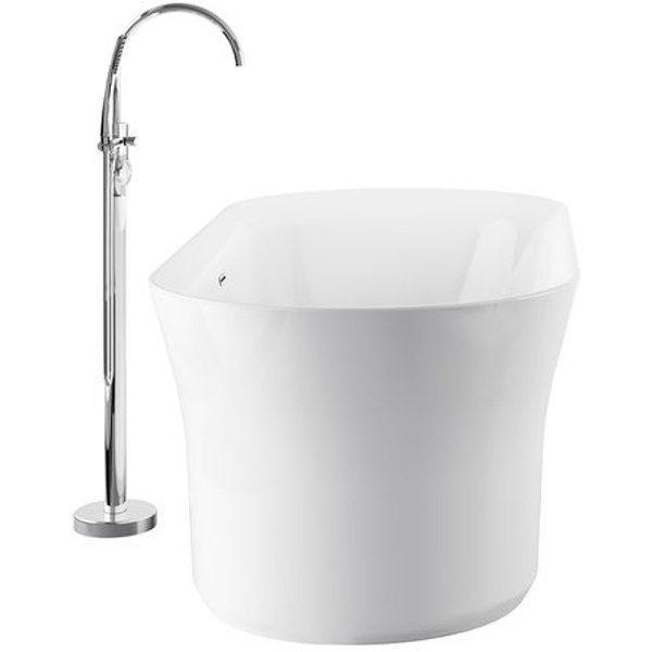 Смеситель для ванны Ravak Freedom X070424 напольный 
без термостата хром