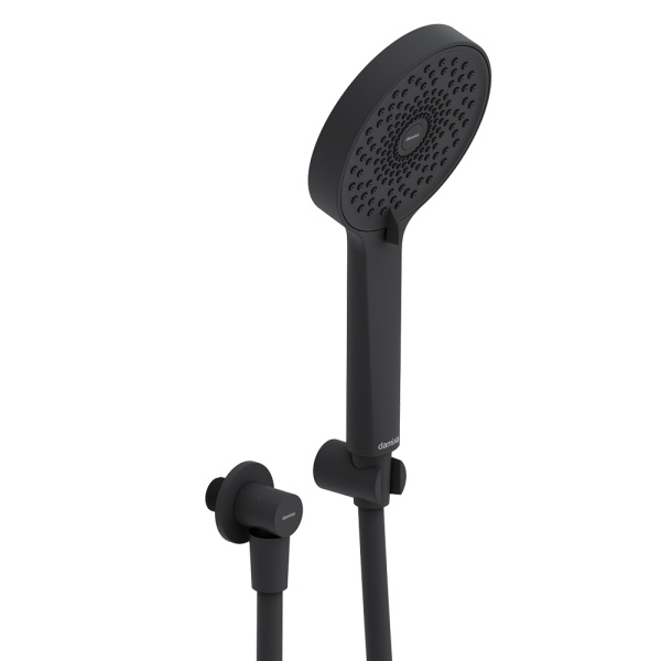 Душевая система со смесителем Damixa Apollo 947520300 монтаж встраиваемая в стену без термостата черный