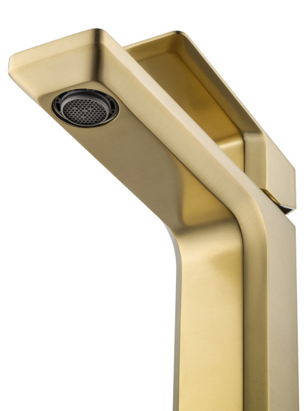 Смеситель для раковины Wonzon &amp; Woghand Diamond WW-88139011-BG брашированное золото