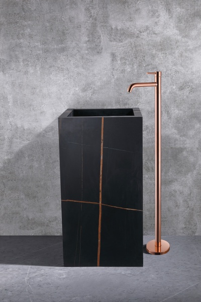 Смеситель для раковины Abber Wasser Kreis AF8140RG розовое золото