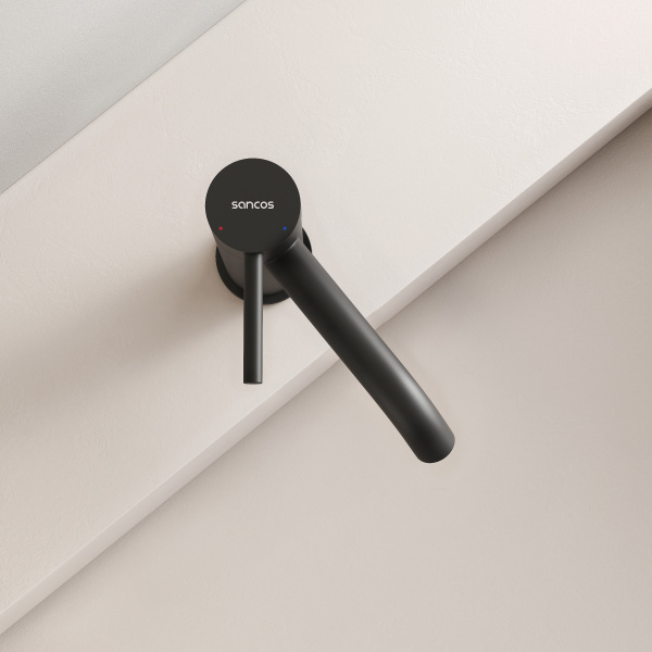 Смеситель для раковины Sancos Etna SC9001MB черный матовый