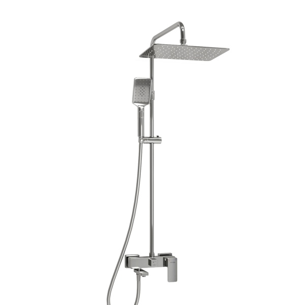 Душевая система со смесителем Wasserkraft  A177.069.126.087.CH монтаж настенная без термостата хром