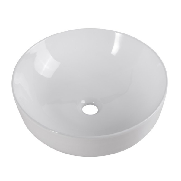 Раковина накладная круглая BelBagno  BB1315 фаянс цвет белый