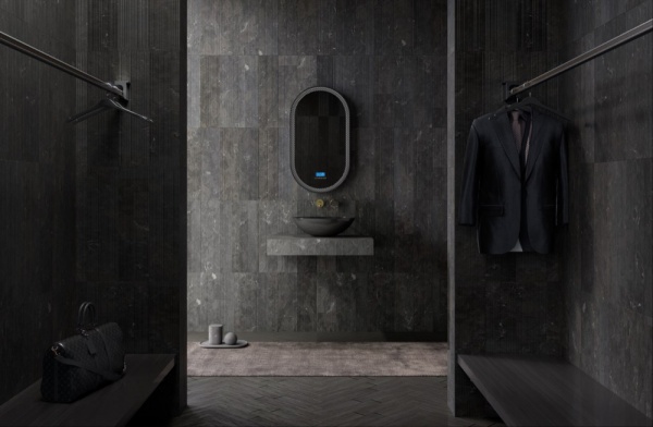 Раковина накладная овальная Abber KARBON AK2042 карбон цвет черный