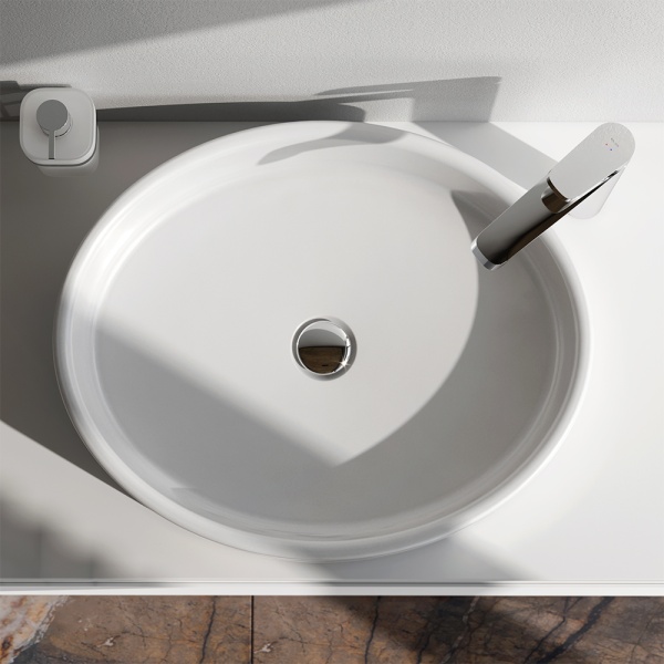 Раковина  овальная Am.Pm Func M8FWCC20550WG фарфор цвет белый глянцевый