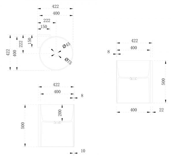 Раковина  угловая Abber STEIN AS2625 искусственный камень цвет белый матовый
