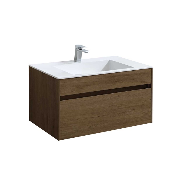 Тумба  подвесная Vincea Chiara VMC-2C800TO 80 см  1 ящик цвет T.Oak 