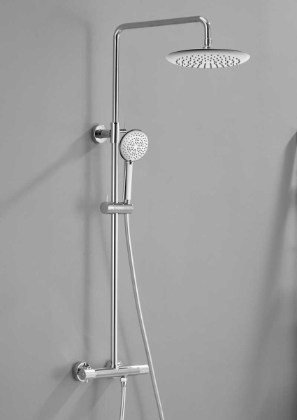 Душевая система со смесителем Vincea Desire VSFS-1D0TCH монтаж настенная с термостатом хром