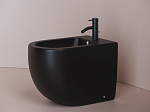 Биде приставное Ceramica Nova Metropol CN4005MB фарфор, цвет черный матовый
