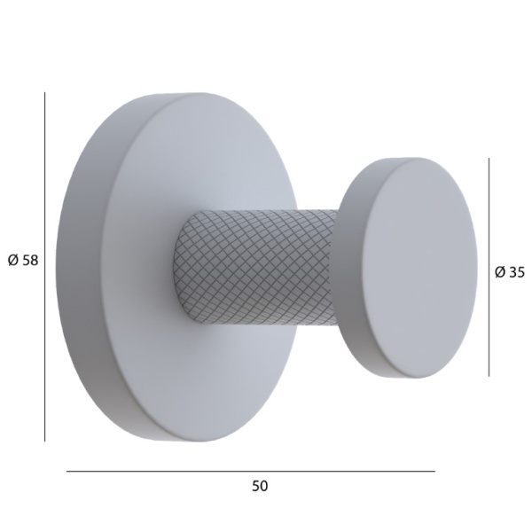 Крючок для полотенец Boheme Uno 10976-B латунь