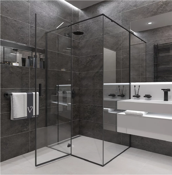 Душевой угол Veconi RV073B-8090-01-C4 80x90