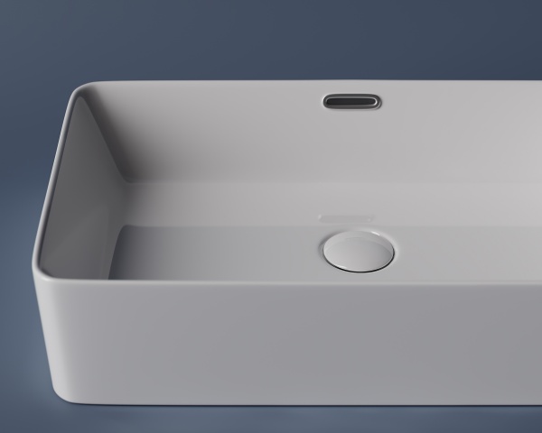 Раковина накладная прямоугольная Ceramica Nova Element CN5025 фарфор цвет белый