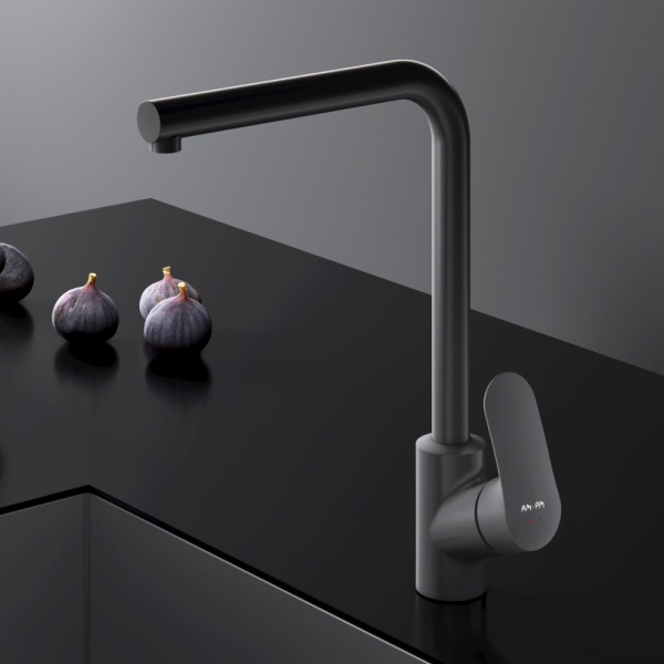 Смеситель для кухни Am.Pm Like F8005022 без подключения к фильтру черный