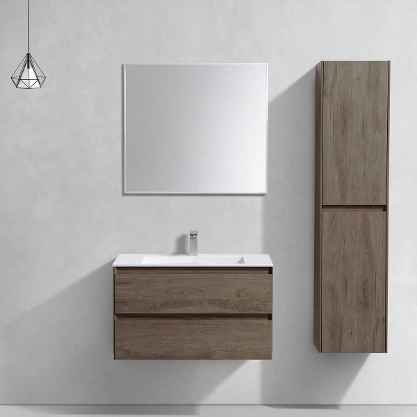 Тумба  подвесная Vincea Luka VMC-2L800RO 80 см  2 ящика цвет R.Oak 