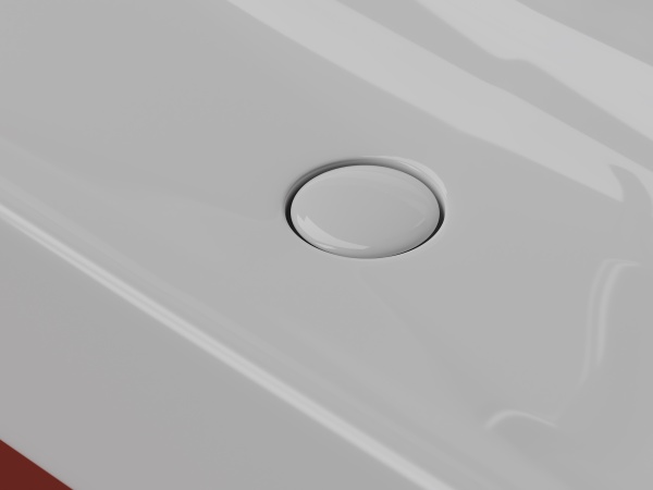 Раковина подвесная прямоугольная Ceramica Nova Aura CN2007 фарфор цвет белый