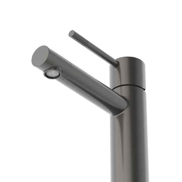 Смеситель для раковины Cezares Relax RELAX-LS2-GM оружейная сталь