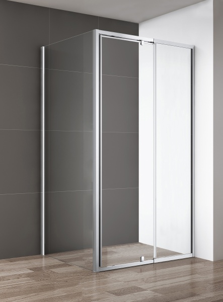 Душевой угол Cezares Variante VARIANTE-AH-1-100/110-90-C-Cr прямоугольная  стекла прозрачные, профиль хром