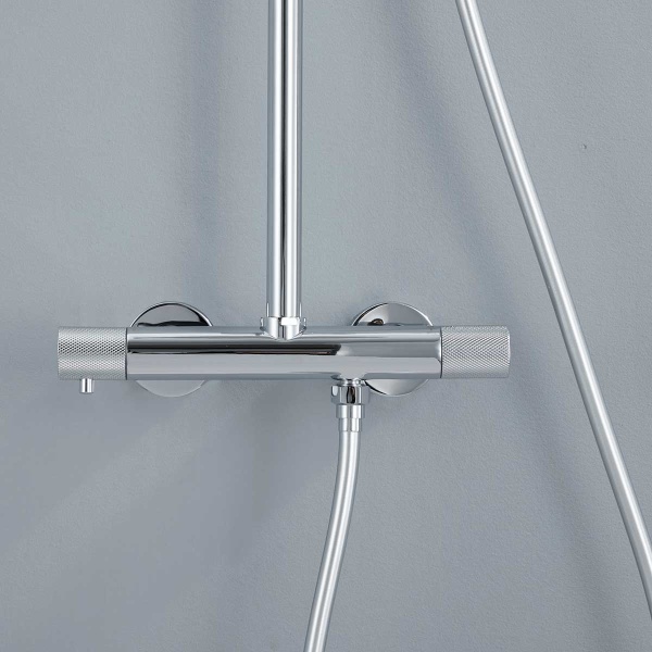 Душевая система со смесителем Vincea Desire VSFS-1D0TCH монтаж настенная с термостатом хром