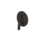 Смеситель для душа Bravat Rhein PB8429564BW-2-ENG встраиваемый в стену 
без термостата черный