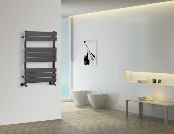 Полотенцесушитель водяной Boheme Venturo П8  50x80 720-B черный матовый