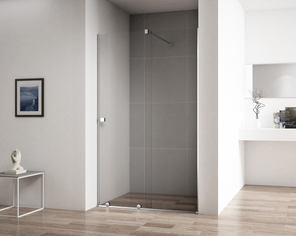 Душевая дверь Cezares Stream STREAM-BF-1-120-C-Cr 122.5 см стекла прозрачные, профиль хром