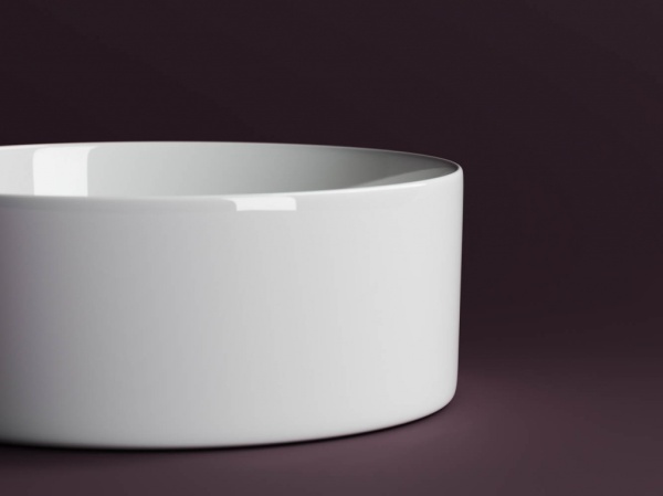 Раковина накладная круглая Ceramica Nova Element CN6032 фарфор цвет белый
