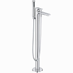 Смеситель для ванны Kludi Zenta SL 485900565 напольный 
без термостата хром