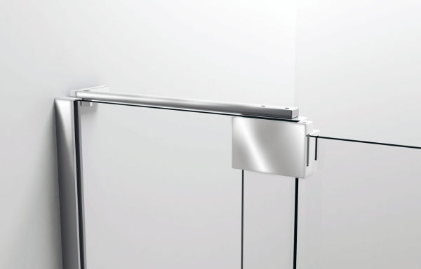 Душевая дверь Vincea Extra VDP-1E9010CGB 90/100 см стекла тонированные, профиль черный