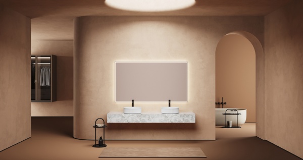 Раковина  круглая Abber Bequem AC2114 фаянс цвет белый