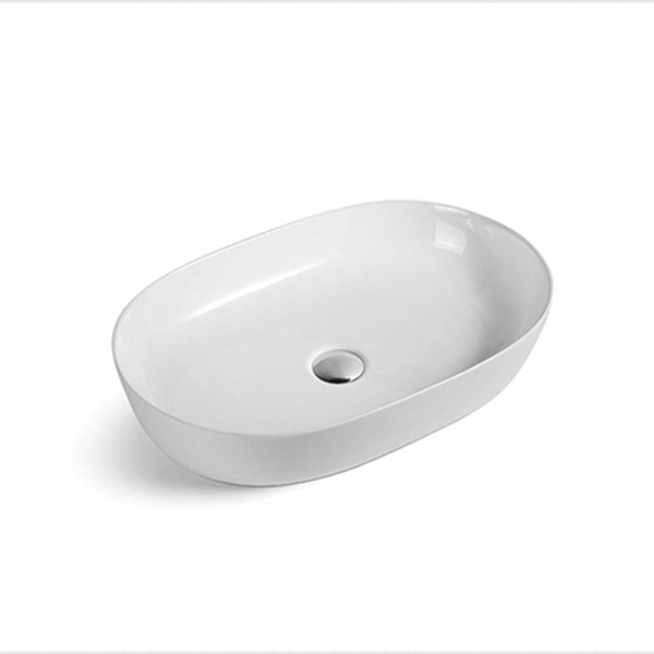 Раковина накладная овальная Vincea  VBS-113 фарфор цвет белый