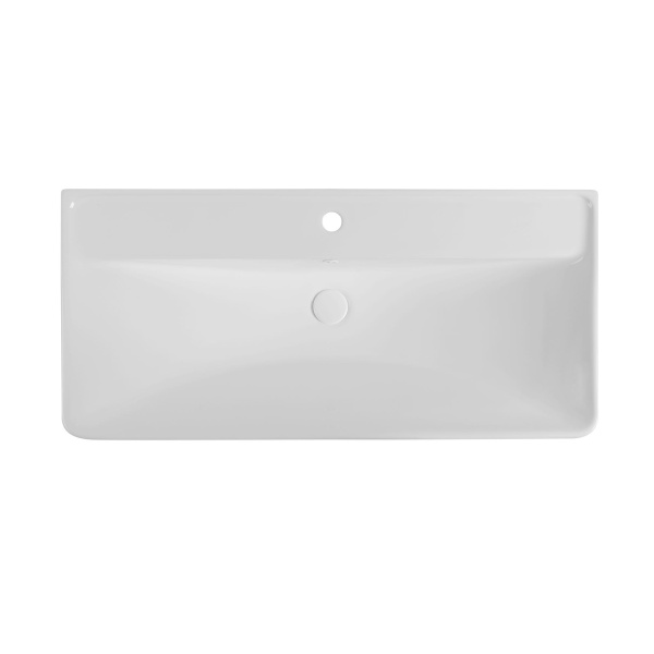 Раковина мебельная прямоугольная Aquanet Ирис 00323884 керамика цвет белый