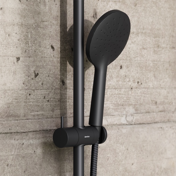 Душевая система без смесителя Damixa Jupiter 977000000.00E+00 монтаж настенная без термостата черный