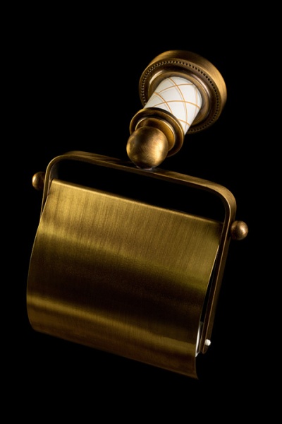 Держатель для туалетной бумаги Boheme Murano 10901-W-BR настенный Bronze