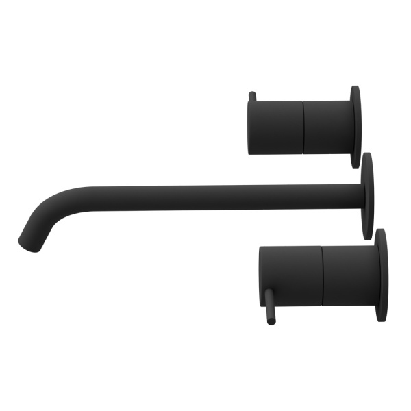 Смеситель для раковины Cezares Leaf LEAF-BLI3L-20-L-NOP черный матовый