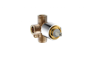 Встраиваемая часть смесителя Bravat Built-in D999CP-ENG хром 