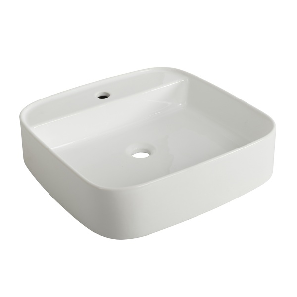 Раковина  квадратная  Cezares  CZR-LFT-50-LVB фаянс цвет белый