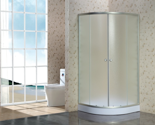 Душевой угол Niagara Eco NG-003-14 80x80 стекла матовые, профиль хром