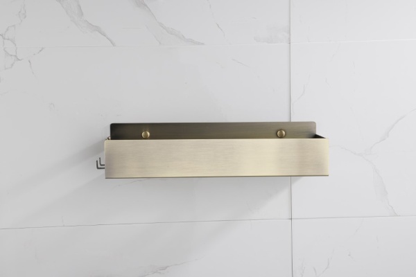 Полка для принадлежностей Boheme Uno 10965-BR настенная Bronze