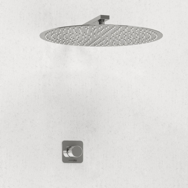 Душевая система со смесителем Wasserkraft Mosel 4600 A4651.090.117 монтаж встраиваемая в стену без термостата хром