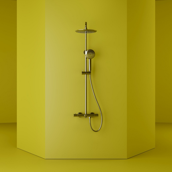 Душевая система со смесителем Sancos Game SC3001CH монтаж настенная с термостатом хром