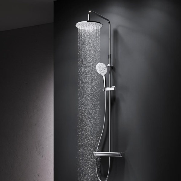 Душевая система со смесителем Am.Pm Spirit V2.0 F0770A400 монтаж настенная с термостатом хром