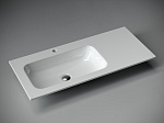 Раковина встраиваемая сверху прямоугольная Ceramica Nova Element CN7014 фарфор цвет белый