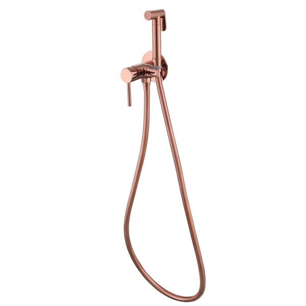 Гигиенический душ Abber Wasser Kreis AF8125RG встраиваемый в стену розовое золото