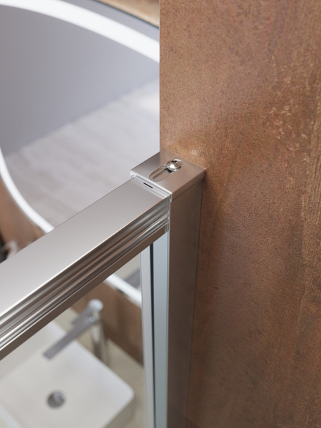 Душевой угол Cezares Lux LUX-AH-FS-11-130/80-C-CR прямоугольный 130x80 стекла прозрачные, профиль хром