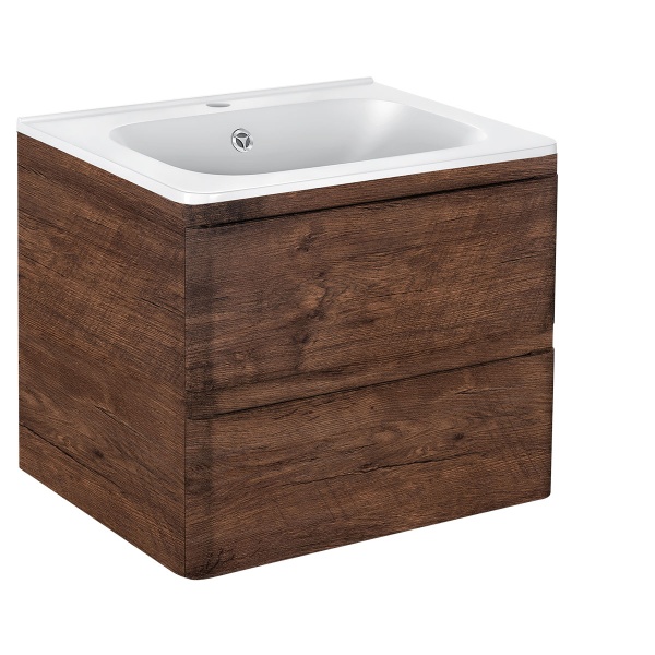 Тумба  подвесная Vincea Vico VMC-2V600RW 60 см  2 ящика цвет R.Wood 