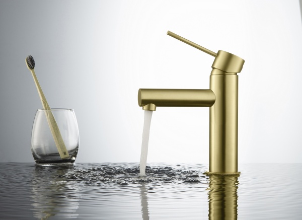 Смеситель для раковины Timo Saona 2361/17F матовое золото