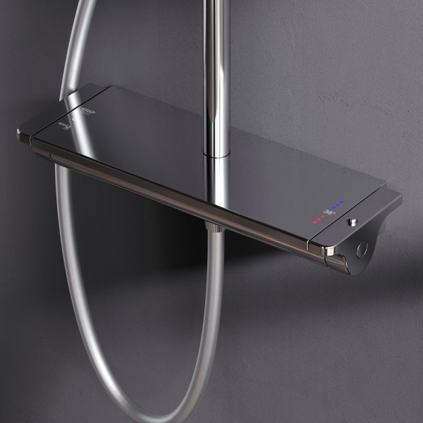 Душевая система со смесителем Am.Pm Spirit V2.0 F0770A400 монтаж настенная с термостатом хром