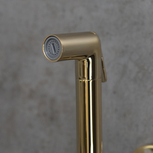 Смеситель для биде Lemark Solo LM7171G латунь золото