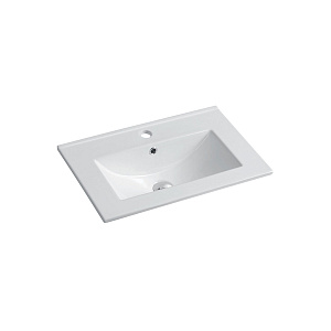 Раковина мебельная прямоугольная Vincea  VBS-13960S1 фарфор цвет белый