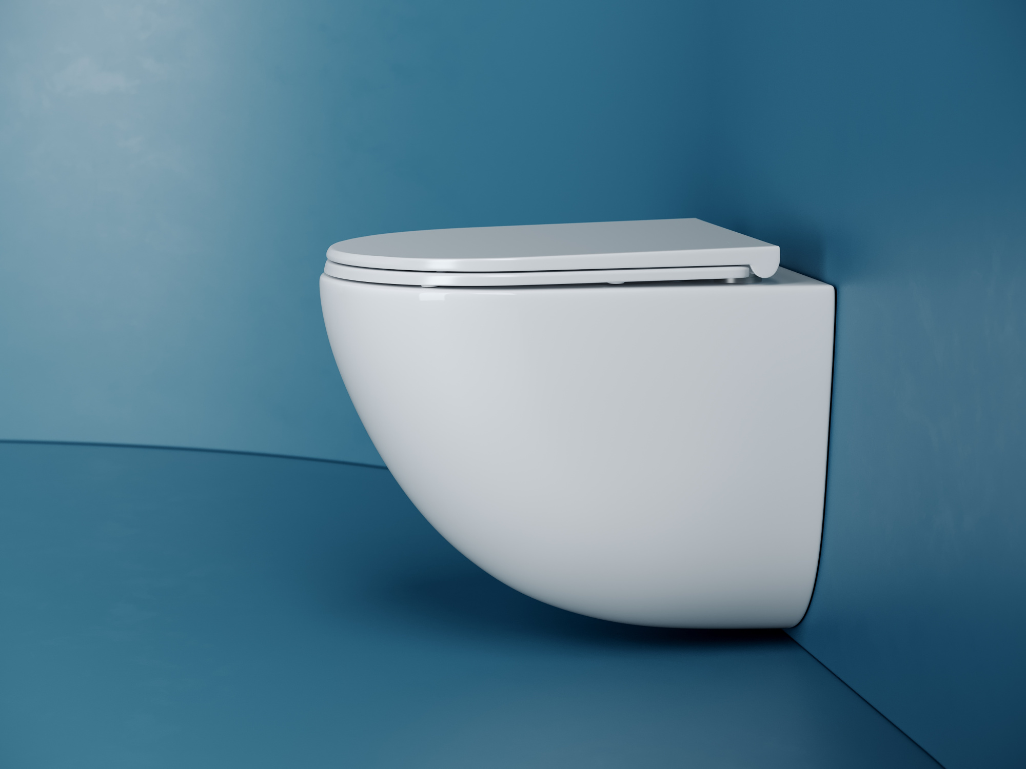 Унитаз подвесной Ceramica Nova Vogue CN4008T Tornado фарфор белый